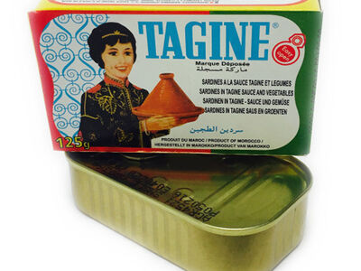 Tagine Sardine blik 125G