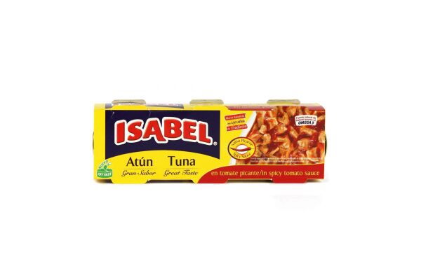 Isabel tonijn in pikante tomatensaus 3-pack